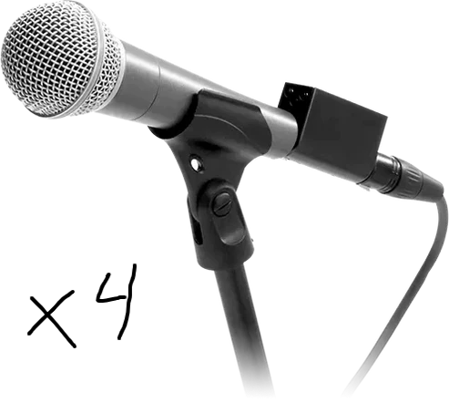 Optogate solutions its going to reduce your feedback great for music directors too